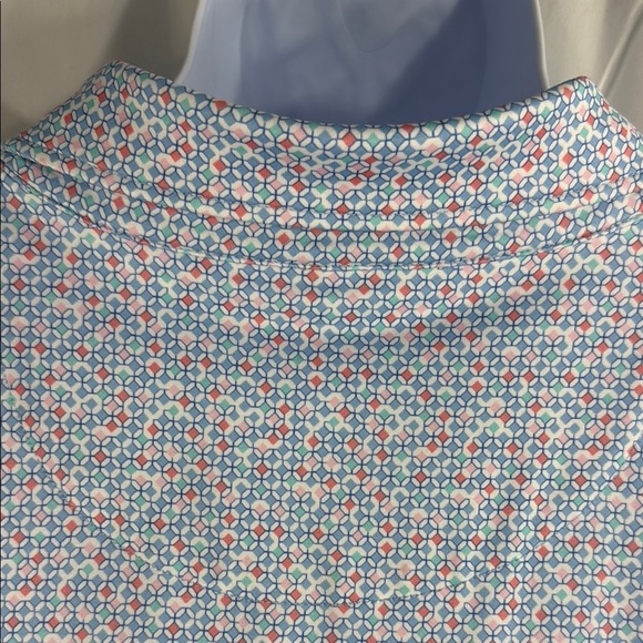 Peter Millar Blue Tour Championship Polo Shirt Lightweight Casual Size XXL - Picture 7 of 8